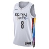 Dres Brooklyn Nets Patty Mills 8 Nike 2022-23 City Edition Bijela Swingman